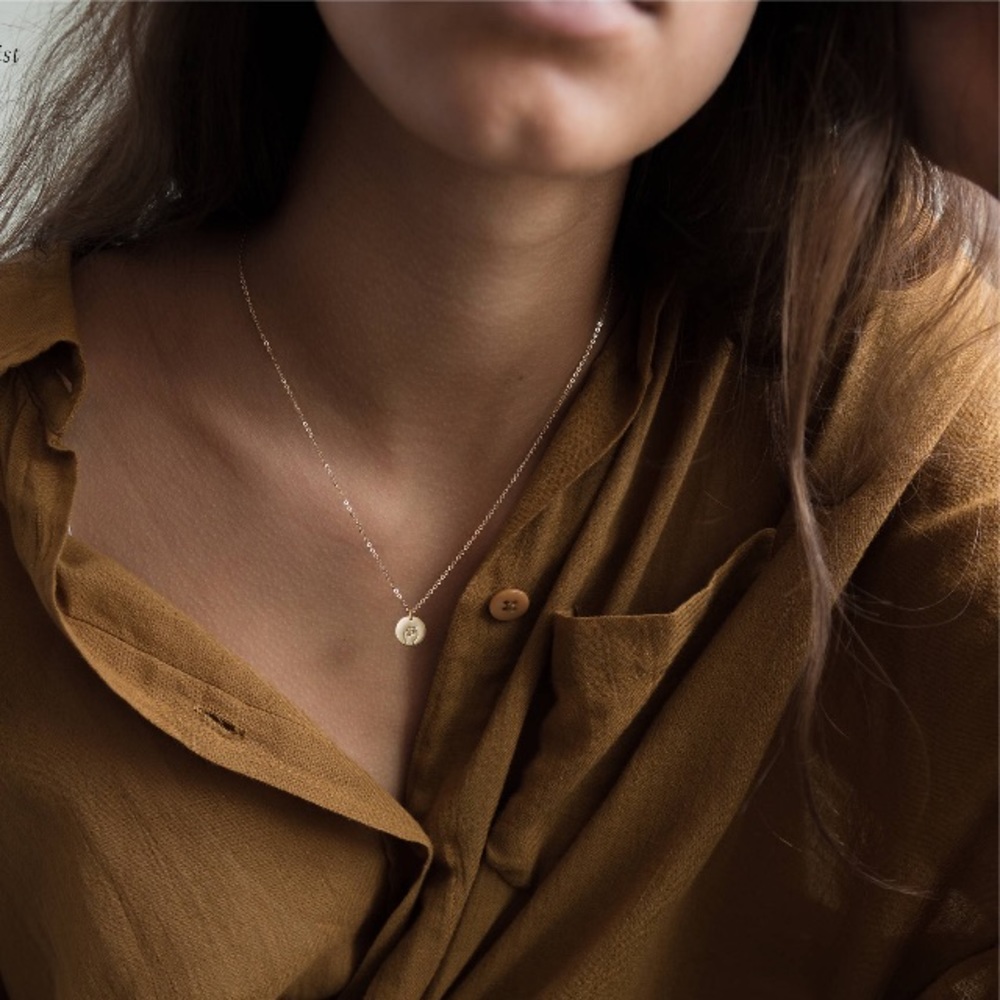 “Peace Out” Sign Language Minimalist Boho Necklace - Picture 12 of 16